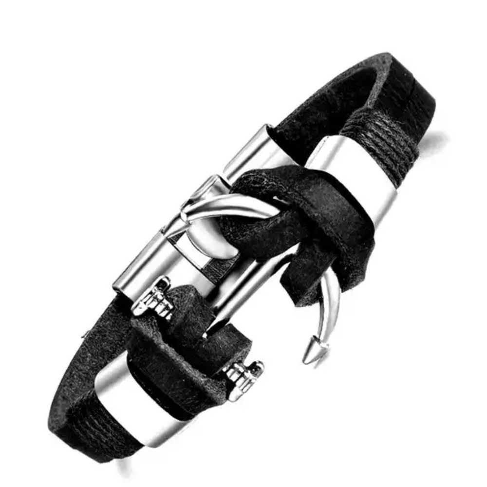 Men's Bracelet Stingray Leather Brace
